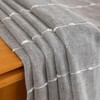 YJ YANJUN Grey Curtains 108 Inches Long for Living Room