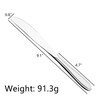 Utiao Set of 12 Stainless Steel Dinner Knives, Kitchen Table