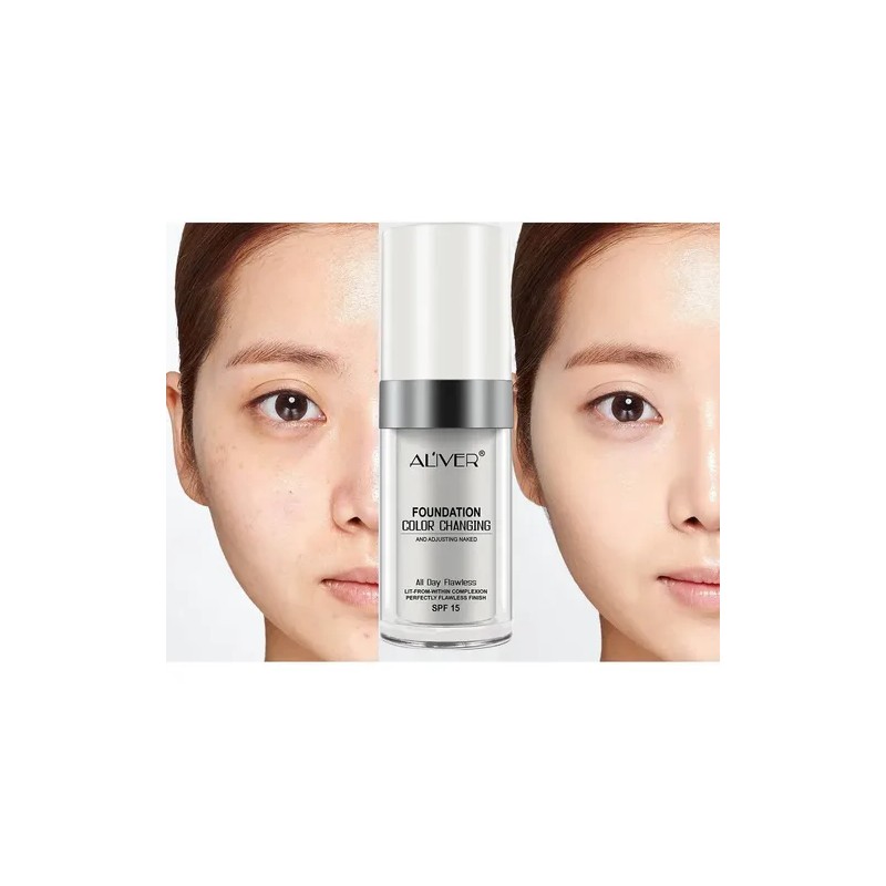 Kit 2 Bases Maquillaje Color Changing Spf15 2x30 Ml Adaptabl