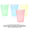 com-four® 24 x Reusable Drinking Cups for Party, Camping and