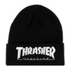 Slasher 064 Men's Knit Cap Beanie, Black, Free size