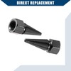 Hihaha Tire Valve Stem Caps/Outer for Car Motorcycle/Durable 8pcs Black