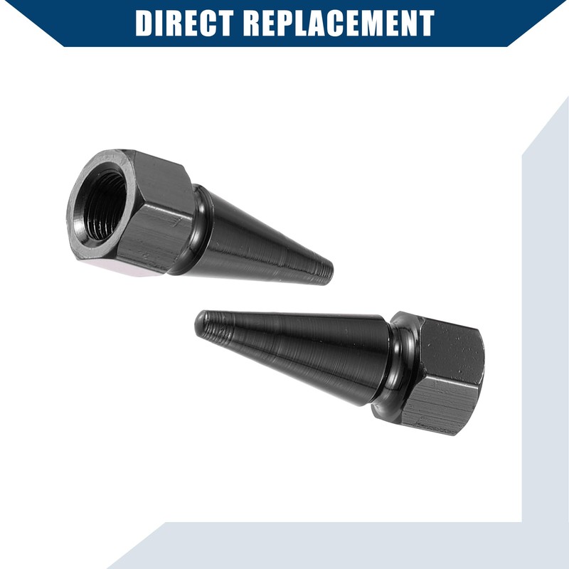 Hihaha Tire Valve Stem Caps/Outer for Car Motorcycle/Durable 8pcs Black