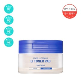 It's Skin 파워10 엘아이 감초줄렌 토너패드 60매 Power10 LI Licorice Gualazulene Toner Pad 60 Pads