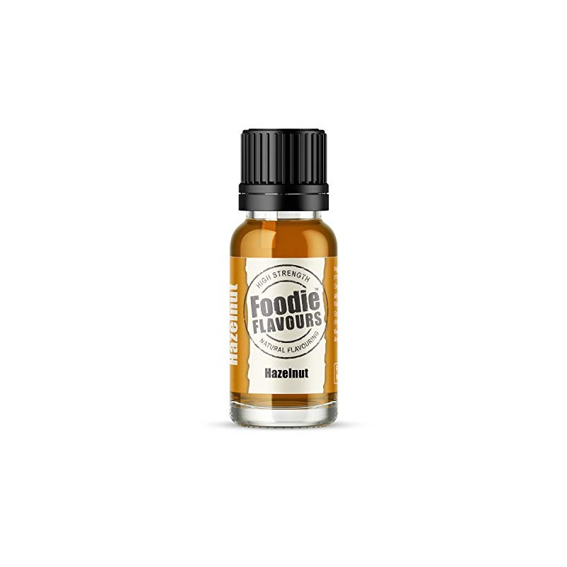 Hazelnut Natural Flavouring 15ml - Foodie Flavours