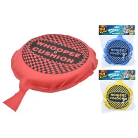 Kandy Toys Self Inflating 8 inch Whoopee Cushion (2 Asst Cols) Pvc Bag
