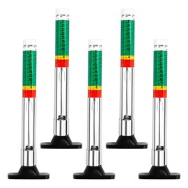 Pretwad Tyre Tread Depth Gauge, 5-Piece Tyre Tread Depth Gauge, Colour Coded Tyre Tread Depth Gauge in 1/32 Inch