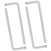 CAROTUPY 304 Stainless Steel Exhaust Hanger Rod, 4Pcs 9.5" Long