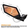 SAUTVS Side View Mirrors with Light for Can Am Maverick