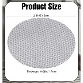 54mm Puck Screen, Stainless Steel Espresso Puck Screen 54mm (53.5mm Diameter/1.7mm Thick/150μm Mesh Coffee Filter Screens for 54 mm Portafilter Basket) Compatible Espresso Machines