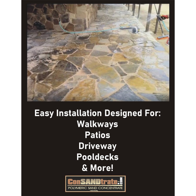 Consandtrate Polymeric Sand for Concrete Paver Joints up to 2"