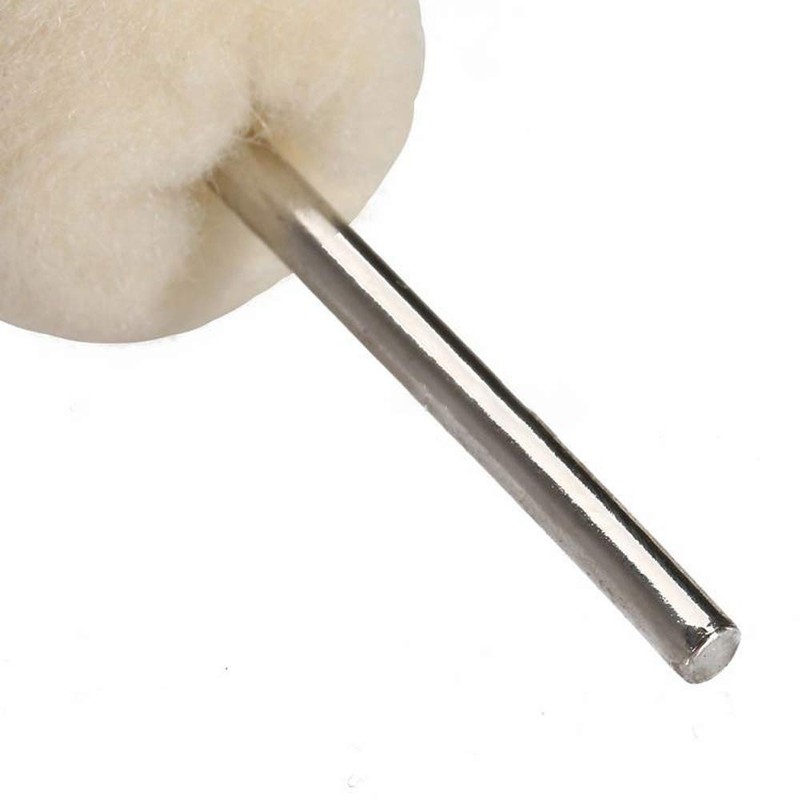 Wool Felt Polishing Buffing Wheel, 10Pcs Grinder Brush with 3mm