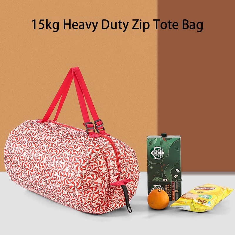 Xoxel Japanese Compact Foldable Shopping Bag Windmill Pattern Design,Large capacity