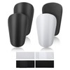 2 Pairs Mini Shin Pads for Football, 9.5 x 6