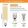 TRIJZHOU E11 10W LED Bulbs, JDE11 120V 100W Halogen Bulbs