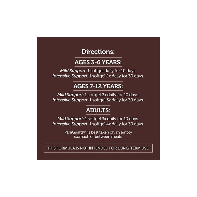Herbal Digestive Support Softgels with Black Walnut, Wormwood & Garlic