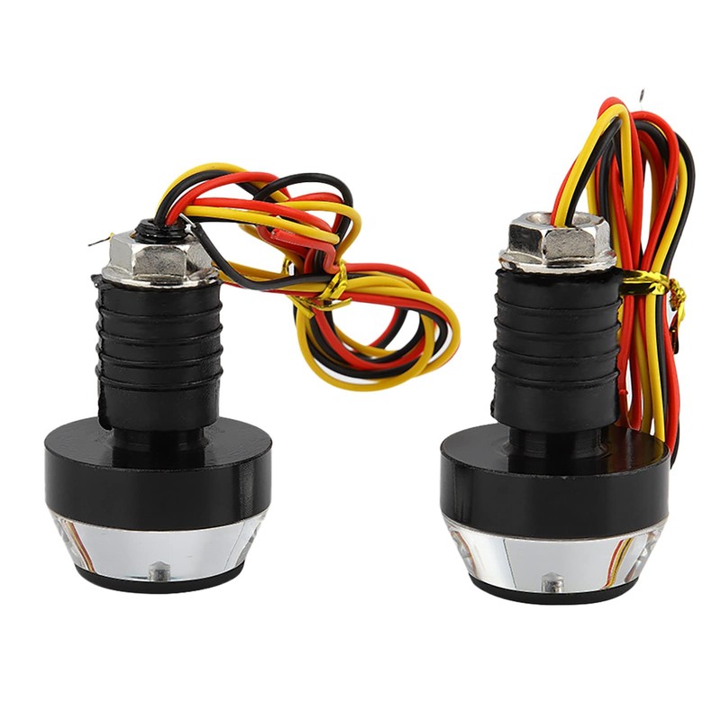 VGEBY Handlebar End Light Turn Signal Side Marker Bike Turn