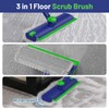 EHADOO 3 in 1 Floor Scrub Brush with Long Handle