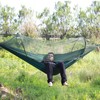 Double / Single Portable Camping Travel Hammock Hanging Bed with