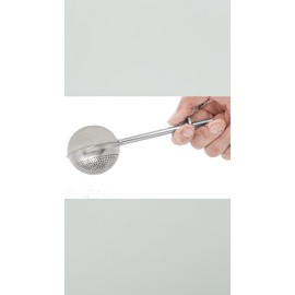 One-Handed 304 Stainless Steel Flour Duster - Effortless Baking, Even Dusting, Elegant Kitchen Gift, Easy Flour Sifter Alternative