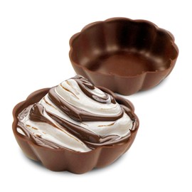 Lang's Chocolates – Milk Chocolate Dessert Shell Bowls – 12 Piece Box – Gluten Free – Kosher-Dairy Certified – Perfect For Ice Cream & Fruit – Rich & Delicious