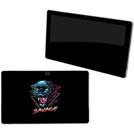 MightySkins Skin Compatible with NuVision Supreme 1001 Tablet - Savage Panther | Protective, Durable, and Unique Vinyl Decal wrap Cover | Easy to Apply, Remove, and Change Styles | Made in The USA