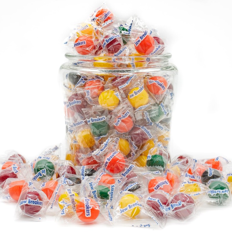 JAW BREAKERS Hard Candy 2 lb – 5 Assorted Fruit