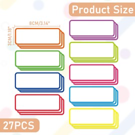 27 Stück Magnetstreifen Beschreibba,Magnete Beschreibbar,Abwischbare Magnetschilder,Magnetschilder Zum Beschriften,Magnete Zum Beschriften,Magnetstreifen Für Whiteboards Kühlschränke Metallschrank
