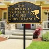 Morgtta Video Surveillance Signs, Home Security Camera - Thick and