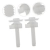 SHINEOFI 2Pcs Toilet Seat Mounting Bolts with Washers Wear Resistant