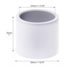 QWORK PVC External End Cap, 100 Pack 3/4" Furniture Grade