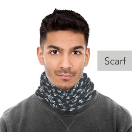 Multifunctional Headwear Neck Scarf Bandana Balaclava Face mask Headband Hairband Tube Gaiter Stretch Snood for Sports Yoga Running Cycling Hiking – Buy Single or 6 piece Multipack-COMBO-1