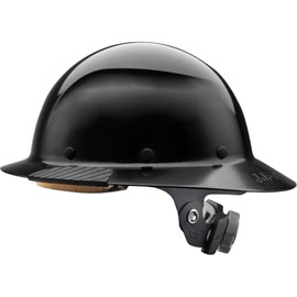 LIFT SAFETY CSA DAX Full Brim Hard Hat | Triple-Reinforced Fiber-Resin Shell, Oversized Ratcheting Fit Dial & Moisture-Wicking Liner | Black