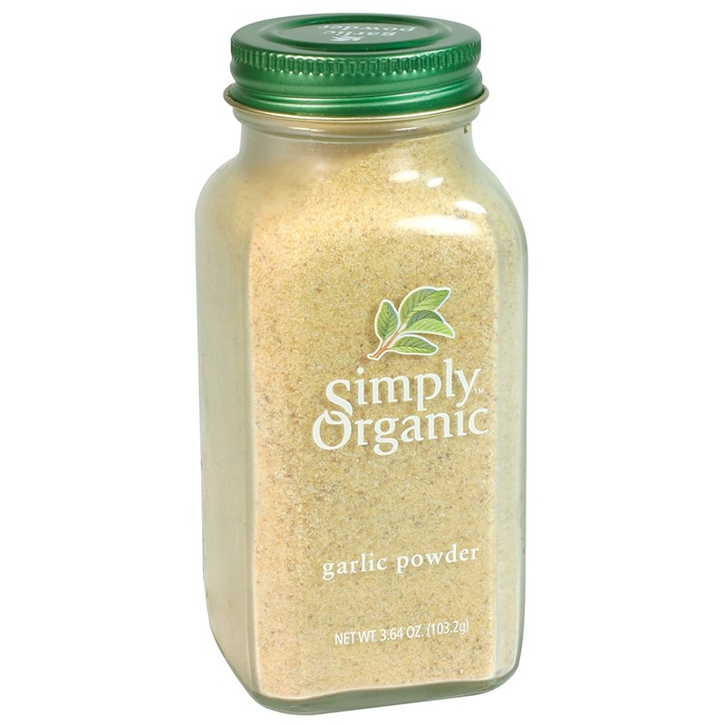 Simply Organic Garlic Powder Certified Organic, 3.64-Ounce Container