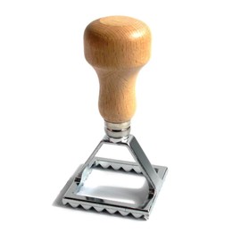 Tredoni 1.9" Square Ravioli Pasta/Dough Stamp Cutter (4.8 cm = 1.9 inch // Small)