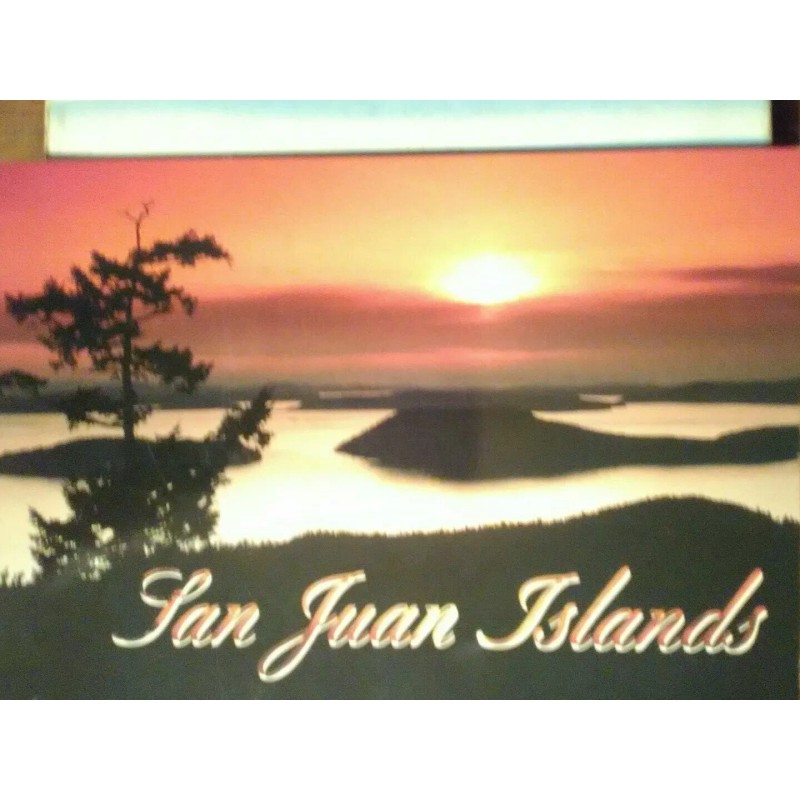 BEAUTIFUL PHOTO POST CARD SAN JUAN ISLANDS WA