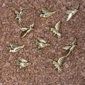 Bird Pushpins - Gold Finish
