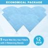 9 Pack Shop Vac 90107 Filter, Reusable VF2002 Wet/Dry Vacuum