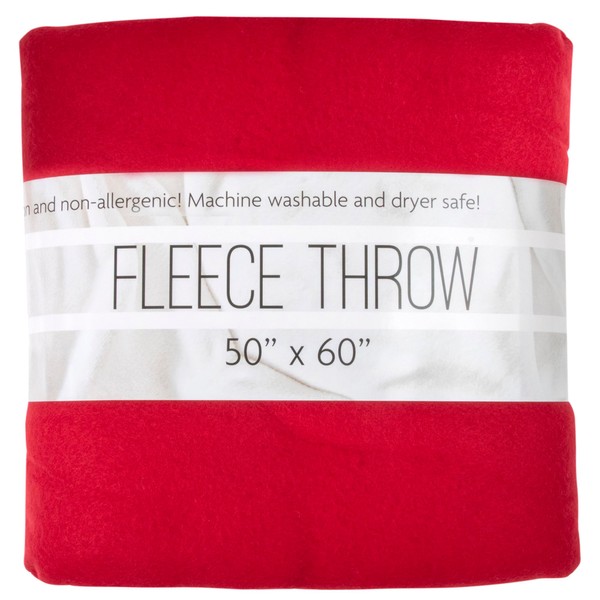 50x60 Throw Blankets, Ultra Soft Hypoallergenic Fleece Throw Blanket for