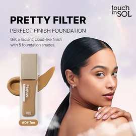 Touch Sol Base Maquillaje Pretty Filter Perfect Finish Look Impecable Natural Mate Ligera Cobertura Total Todo Tipo Piel Facial Ingredientes