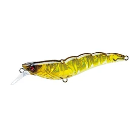 Yo-Zuri R1161-HOV Crystal 3D Shrimp Slow Sinking Lure Holographic Olive