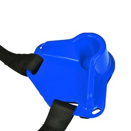 Fighting Belt Adjustable Fishing Fighting Belt Waist Rod Pole Holder Rod Racks Holder Belt for Fishing(Blue)