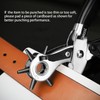 XOOL Belt Hole Puncher for Leather, Precision Multi-Size Leather Hole
