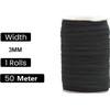 BOKFJBP 3 mm Elastic Band, 50 Metres Elastic Bands Sewing