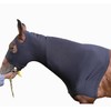 Majestic Ally Horse Stretch Lycra Zip Up Hood Black Small