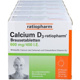 Calcium D3-ratiopharm Effervescent Tablets