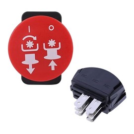 6 Terminals Clutch PTO Switch 10A 14V for Toro Stens. Lawnboy TimeCutter Z4200 Z4220 Z5000 Z5020 Z5030 Z5035 ETC XL440H 267 ProLine Replacement 430-027 93-9998 95-7489 (6 Terminals-Style 1)