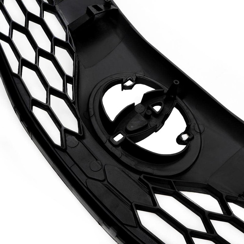 PIT66 Grille Front Upper Bumper Grille Guard Matte Mesh Front