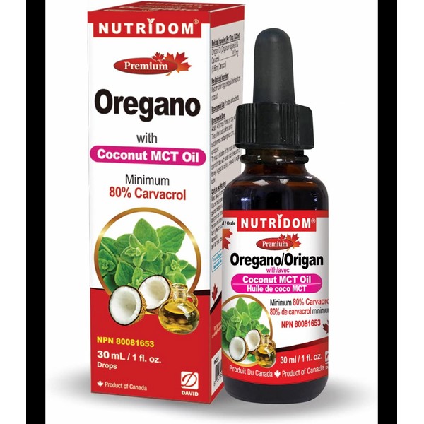 Nutridom Oregano with MCT Oil Drops 30 ml