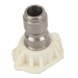 Forney 75156 Pressure Washer Accessories, Quick Connect Spray Nozzle, Wash, 40-Degree-by-4.5mm, White